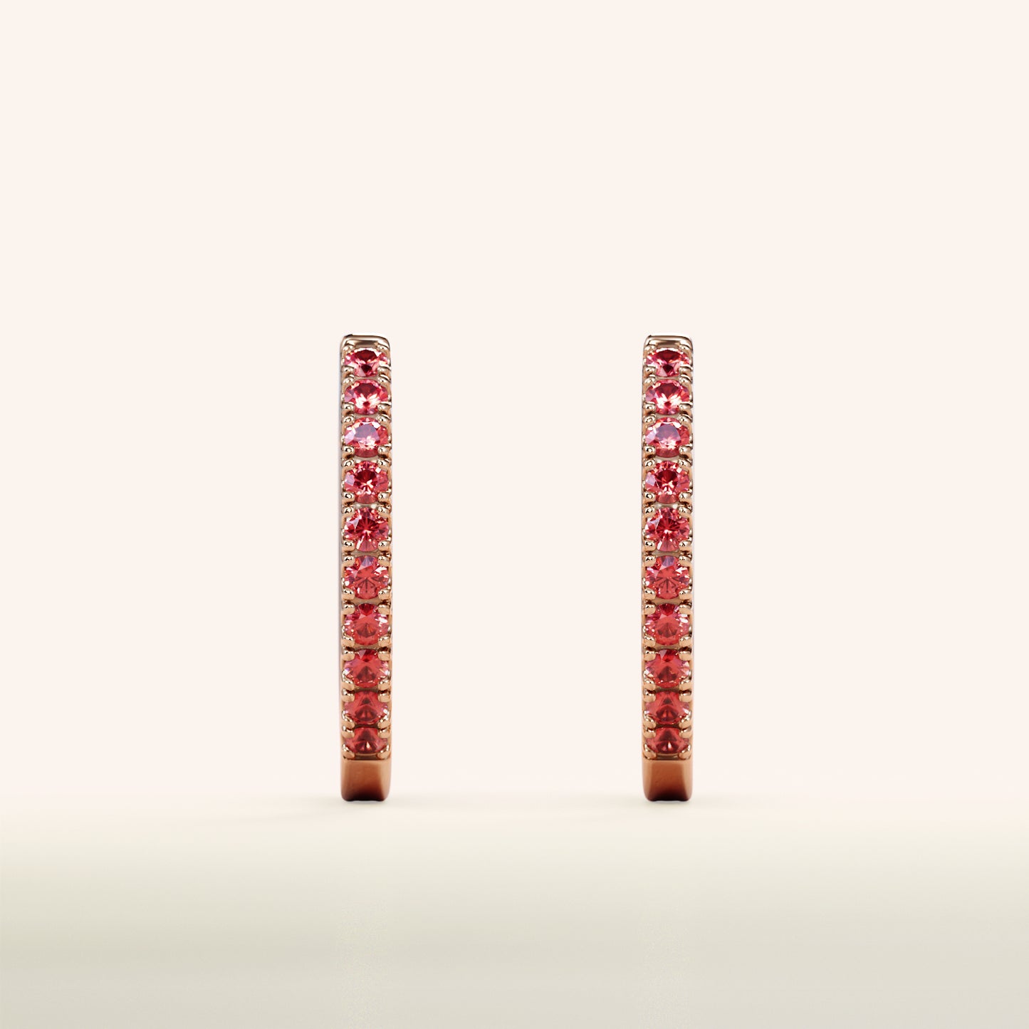 HOOP Rubin small - FENA daily Jewellery