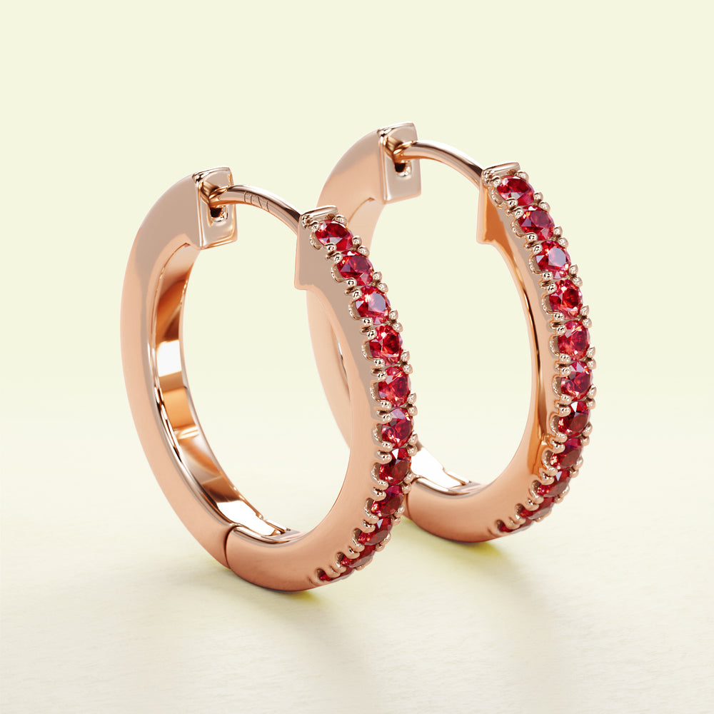 HOOP Rubin large - FENA daily Jewellery