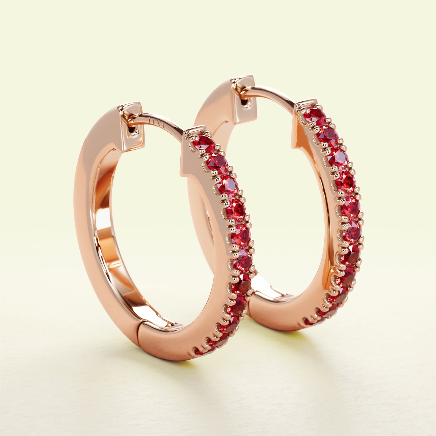 HOOP Rubin large - FENA daily Jewellery