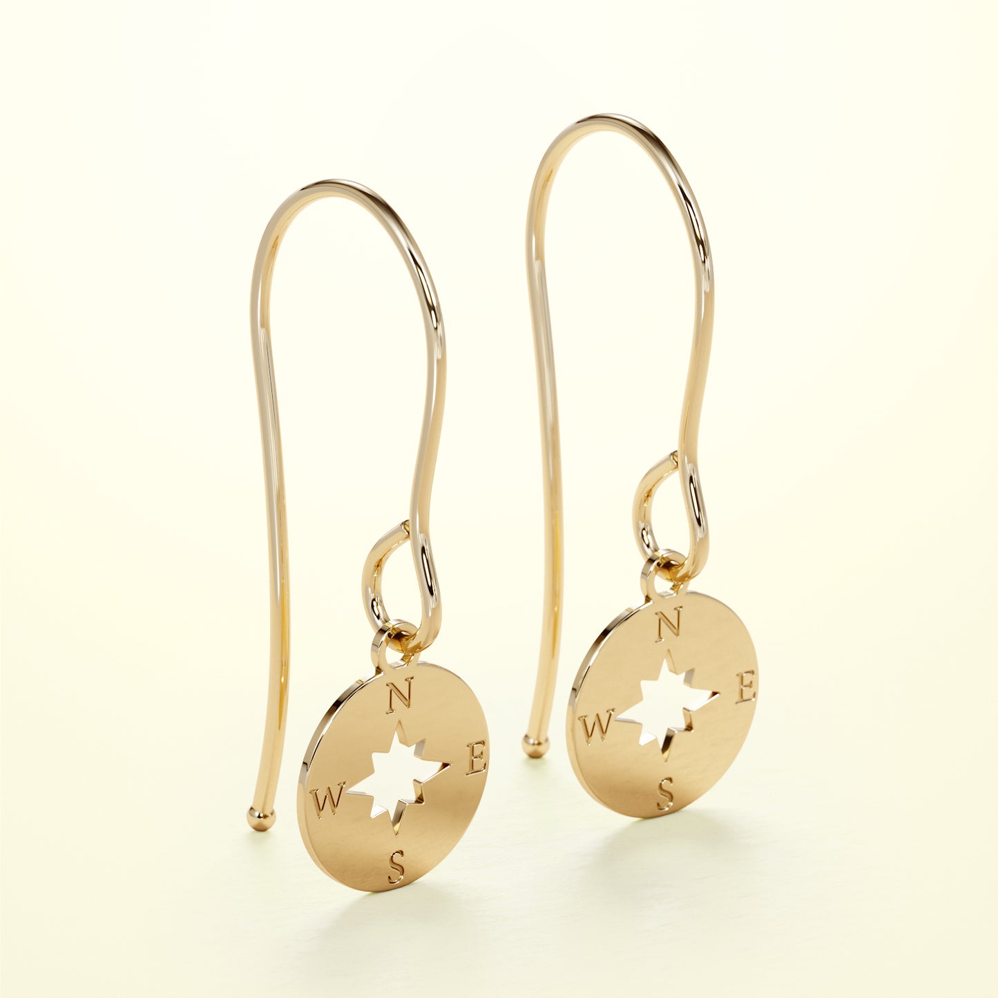 PURE Kompass II - 14K Gold - FENA daily Jewellery